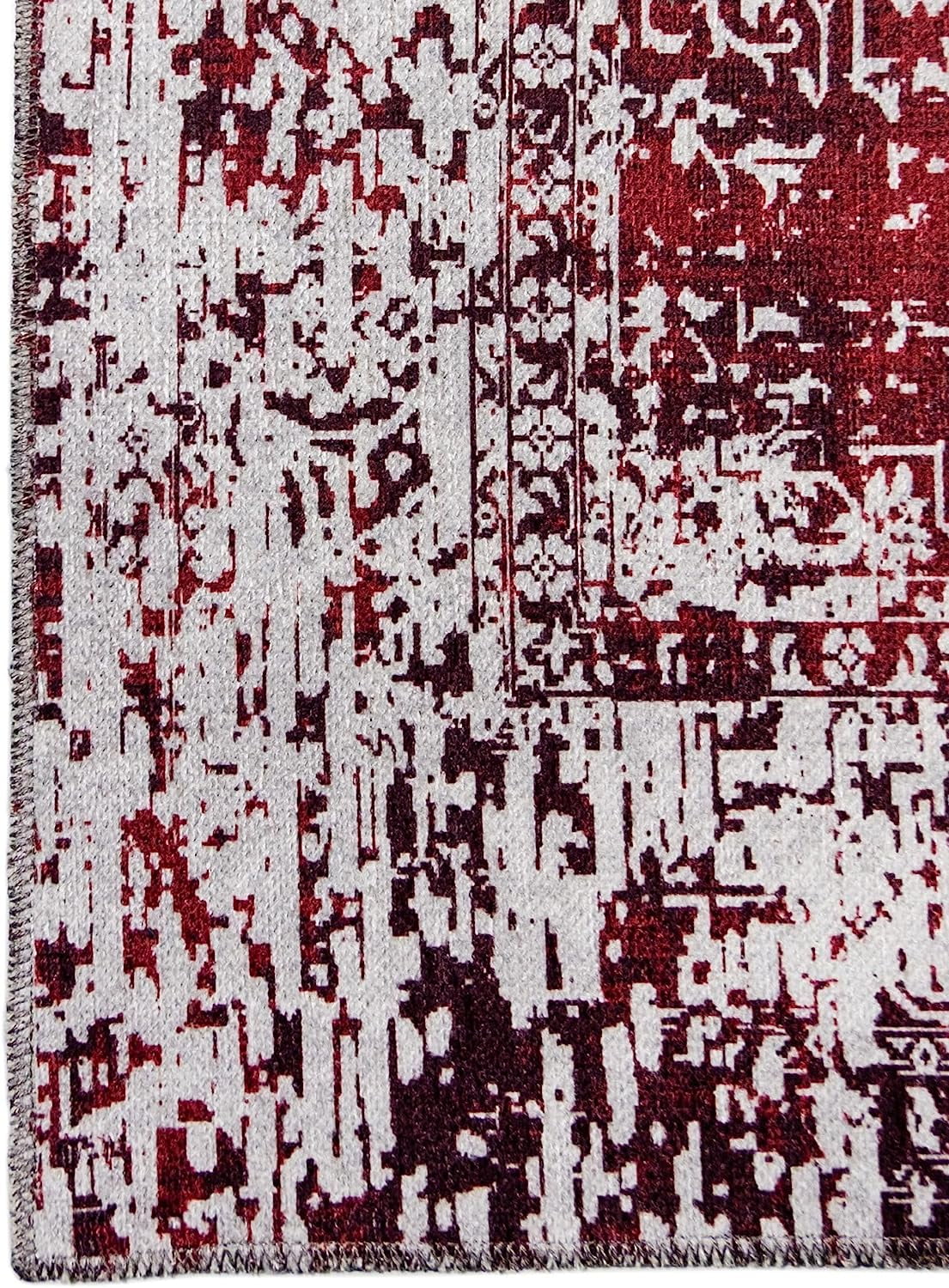 Washable Area Rug Low Profile Persian Runner Anti Slip Backing Foldable Carpet S25185