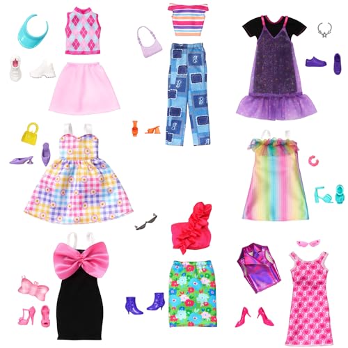Fashionistas Ultimate Closet with Clothes (3 Outfits) & Fashion Accessories Including 6 Hangers J45445