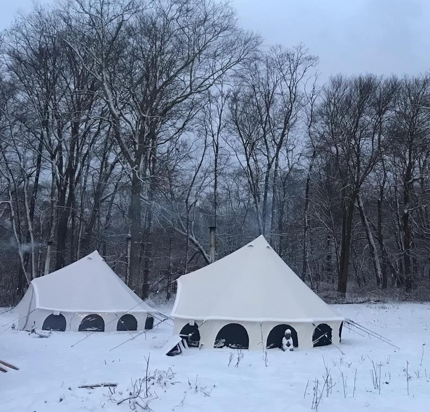 Canvas Bell Tent with Stove Jack O976248