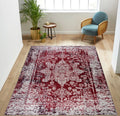 Washable Area Rug Low Profile Persian Runner Anti Slip Backing Foldable Carpet S25185