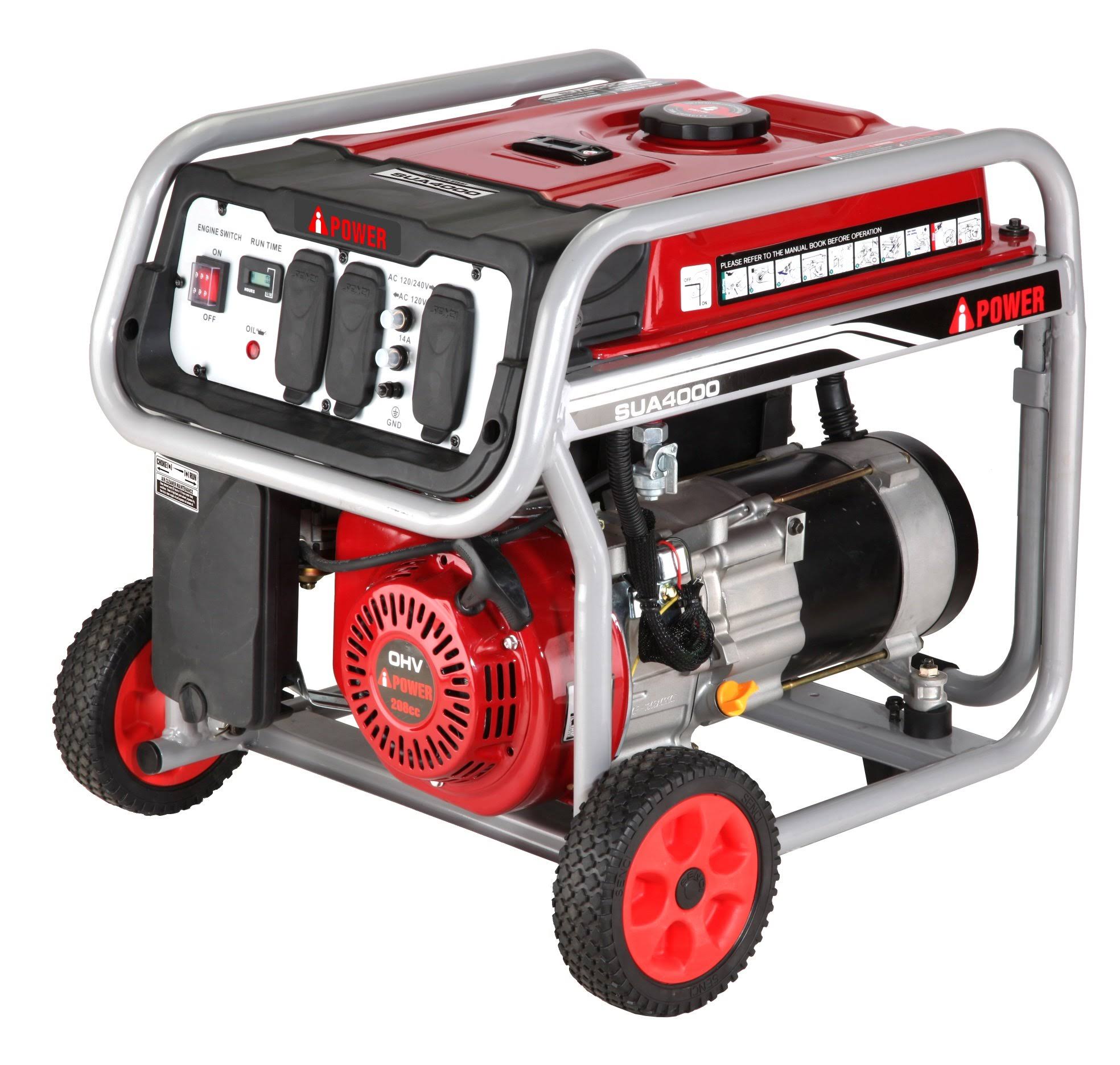 4000W Recoil Start Gasoline Portable Generator B208