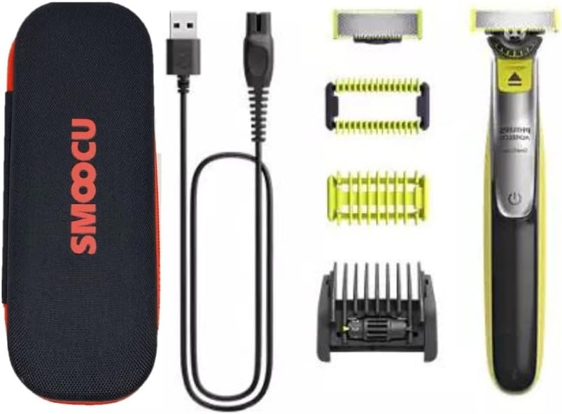 Electric Trimmer and Shaver Kit with Smoocu Case L122898