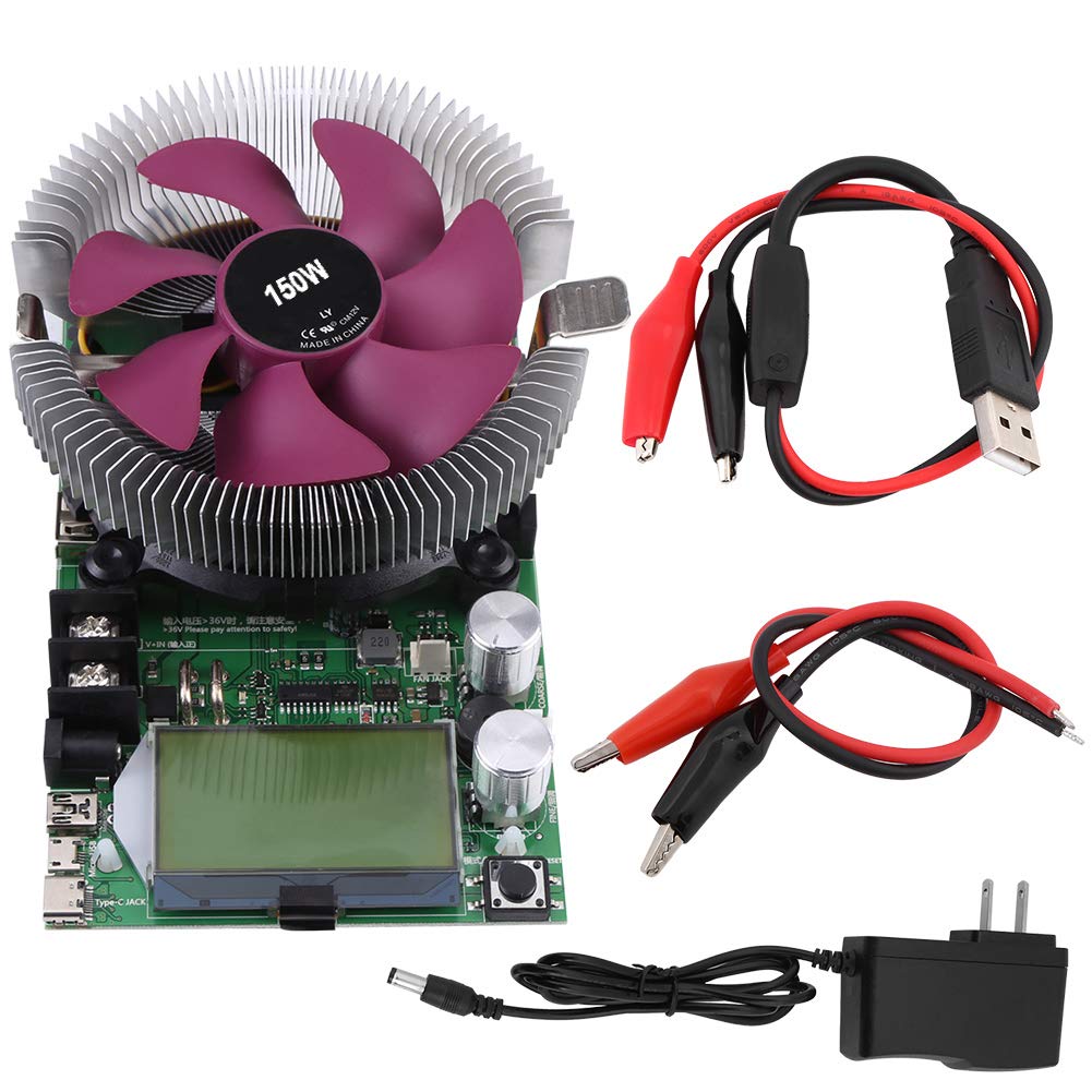 150W 200V 20A USB Adjustable Constant Current Electronic Load Battery Capacity Tester Module Power Meter P1508