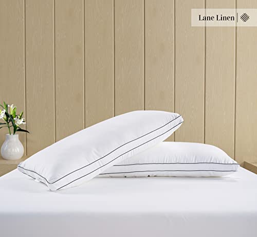 King Size Set of 2 White Down Alternative Pillows U424