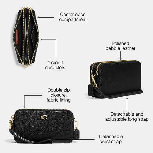 Polished Pebble Leather Crossbody Y15344