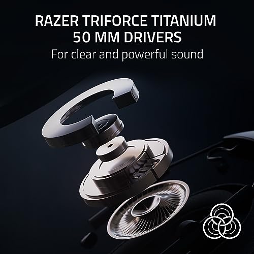Black Wireless Gaming Headset with 50mm Drivers R61485