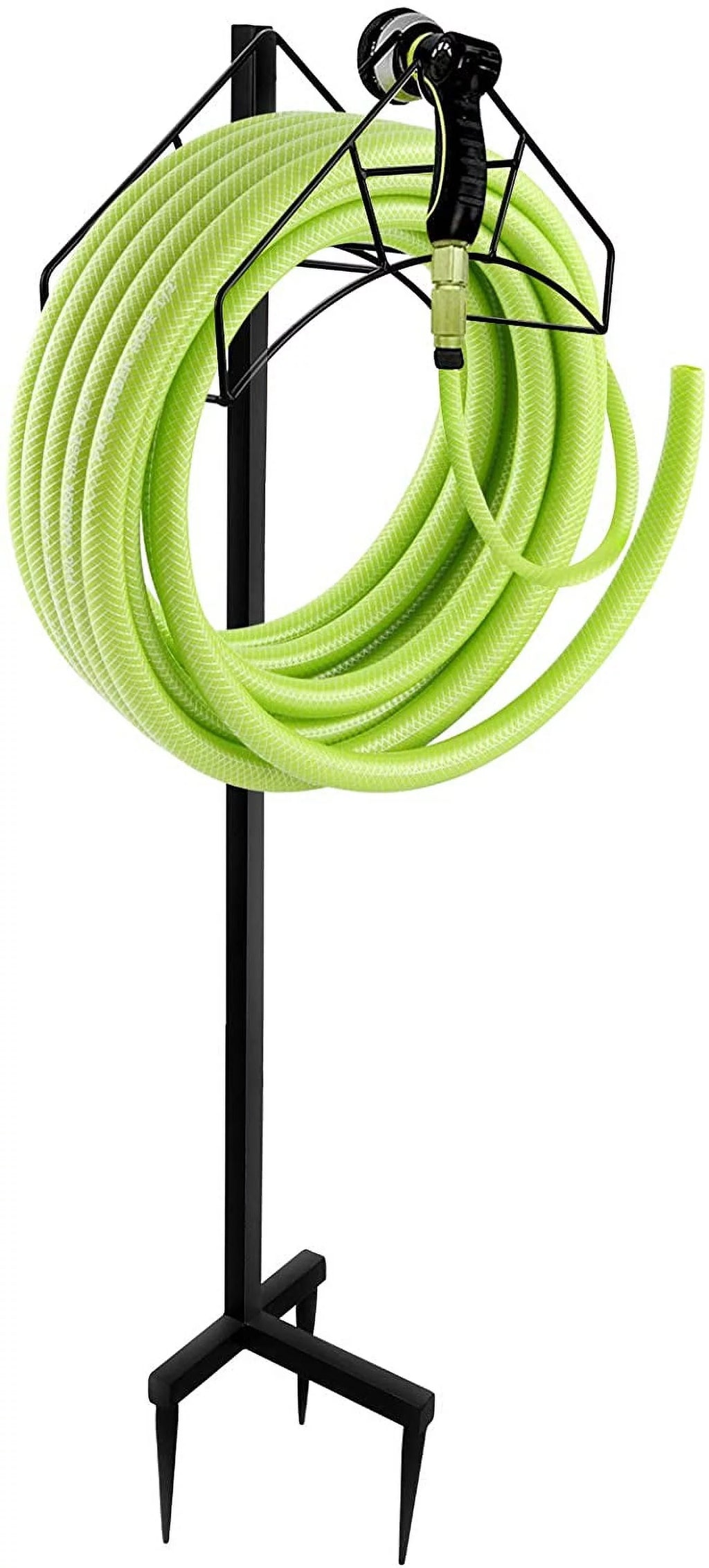 Black Heavy Duty Metal Garden Hose Holder S694480