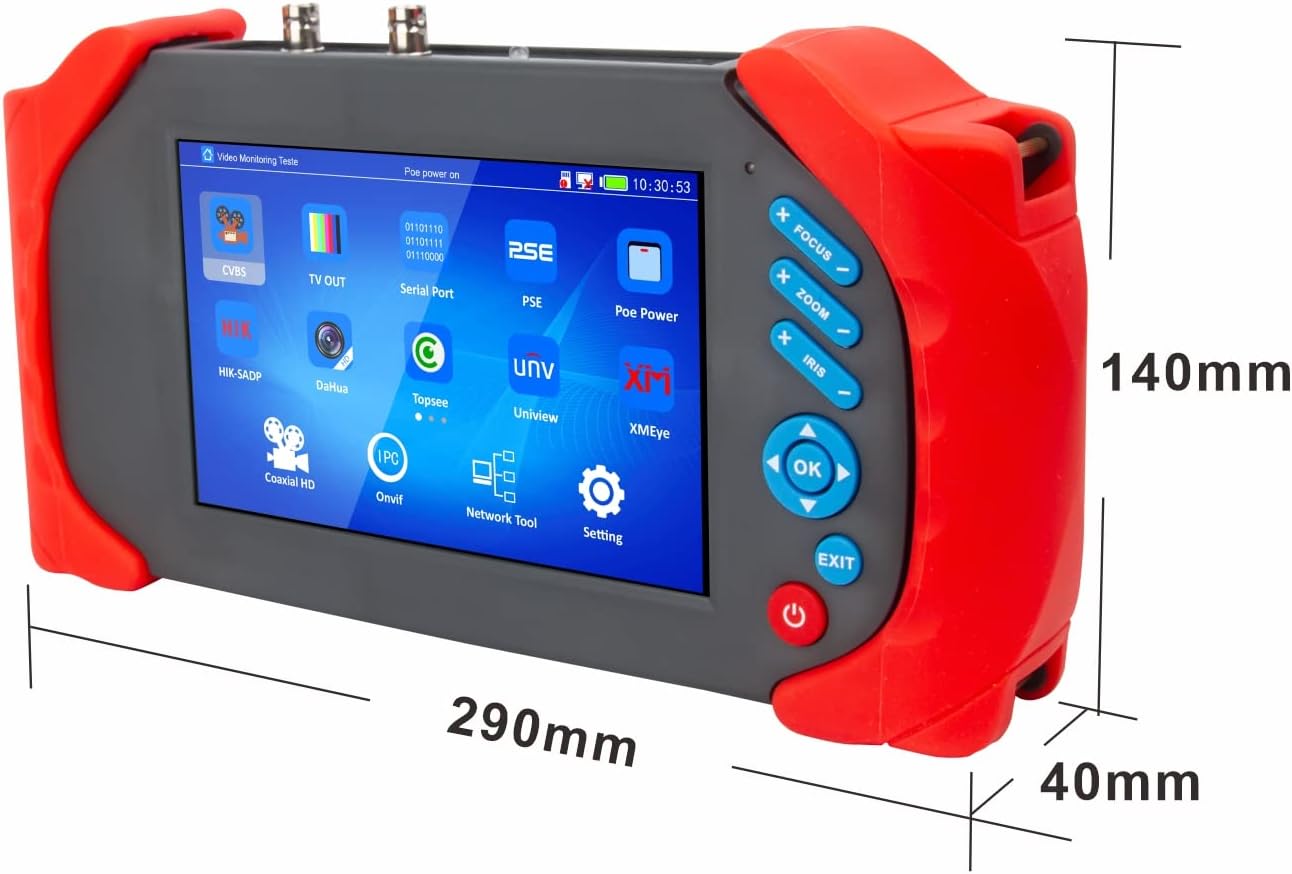 7 Inch IPS Touch Screen CCTV Monitor Camera Tester with PTZ Control H6099