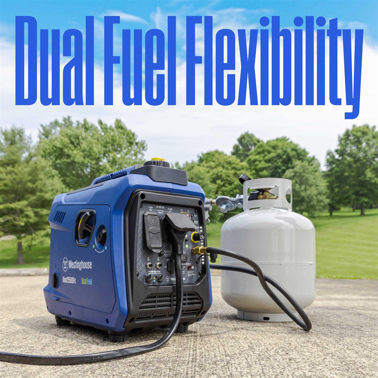 2550 Watt Dual Fuel Portable Inverter Generator C459