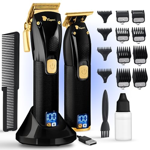 Professional Hair Clippers Set Turbo Power with Precise Cutting, Cordless Hair Clippers and Trimmers Set X11288