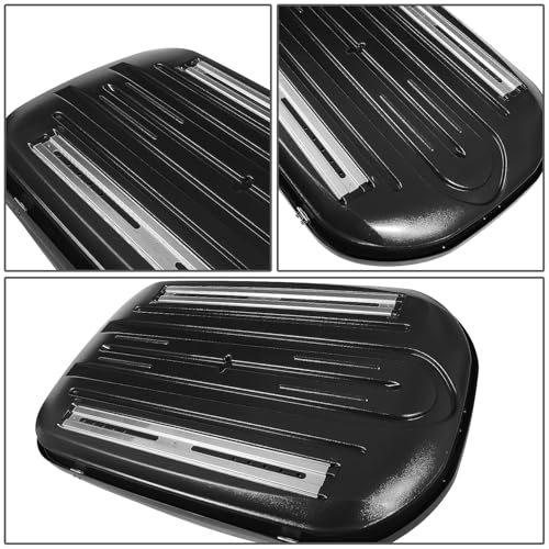 12.7 cu. ft. Black Hard Shell Rooftop Cargo Carrier 55 x 34.5 x 14 Inches 110 LBS T52372