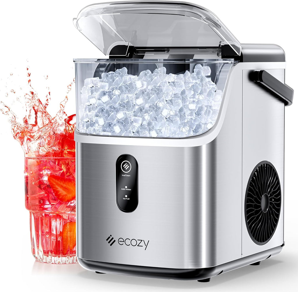 Stainless Steel Nugget Ice Maker, 33 lbs/24H A507