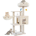 White 40'' Cat Tree Tower with Scratching Post G499