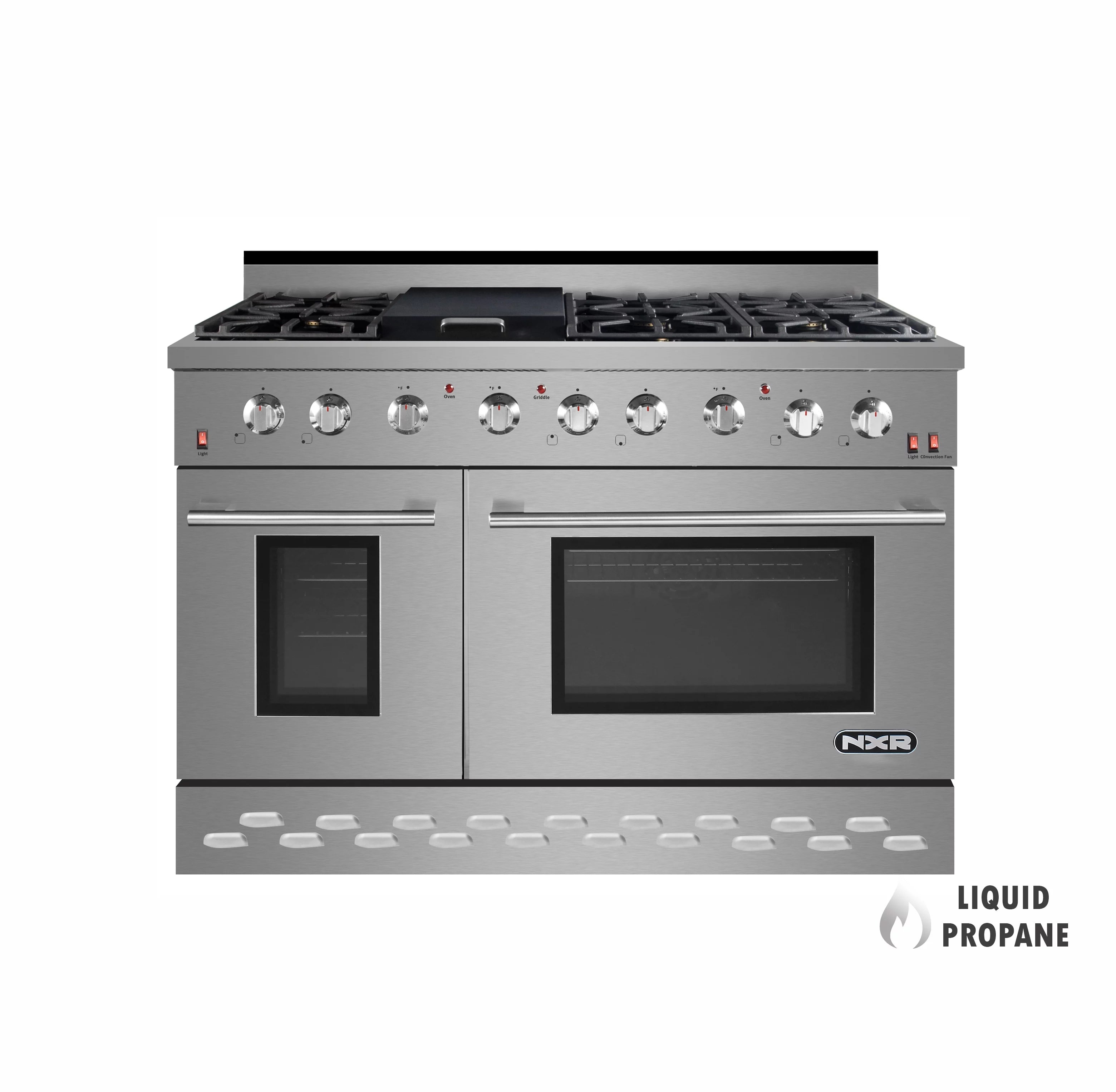 48" Stainless Steel Propane Gas Range with Convection Oven K42778
