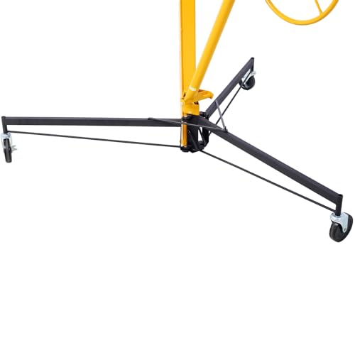 Black+Yellow Drywall Panel Hoist 150LBS Q806585