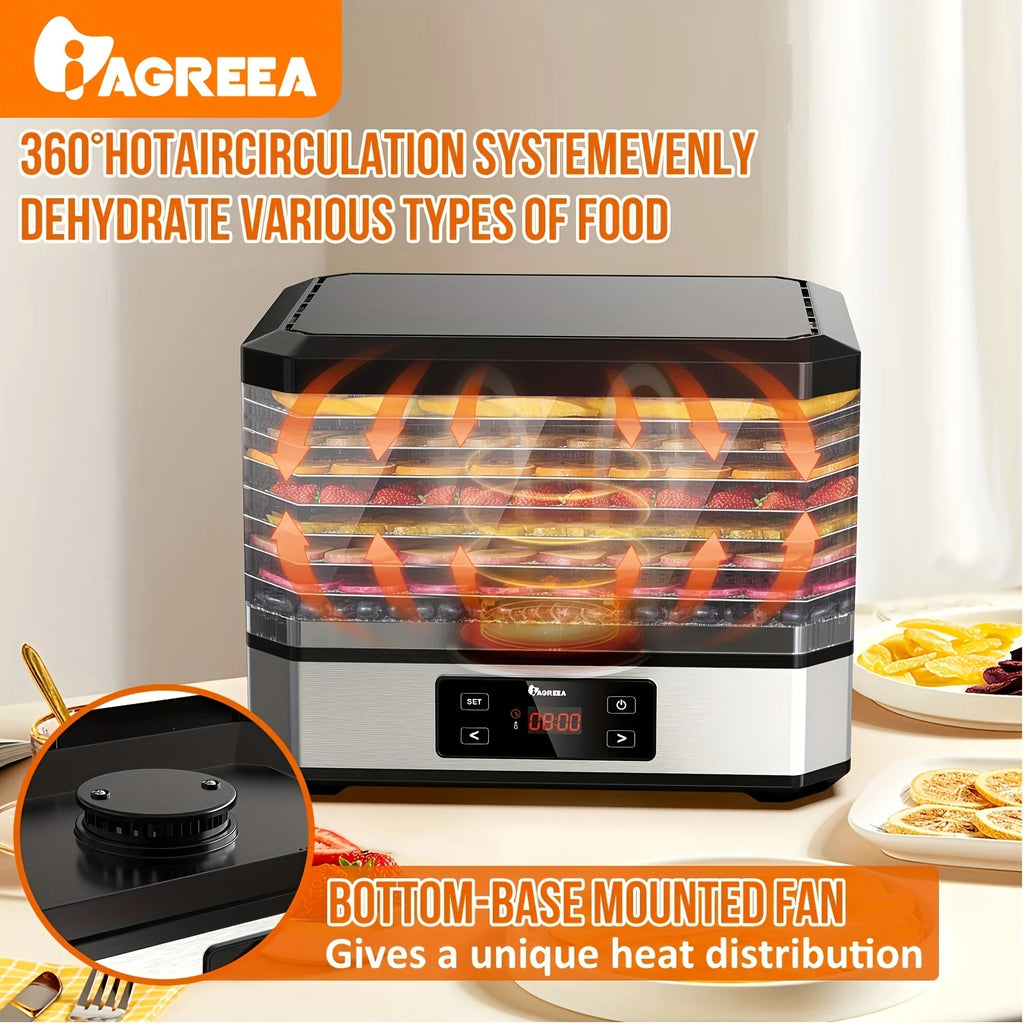 8 Trays Digital Food Dehydrator H583793