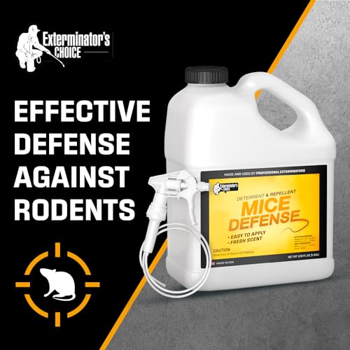 Mice Repellent Spray - 1 Gallon - Non-Toxic Deterrent W736