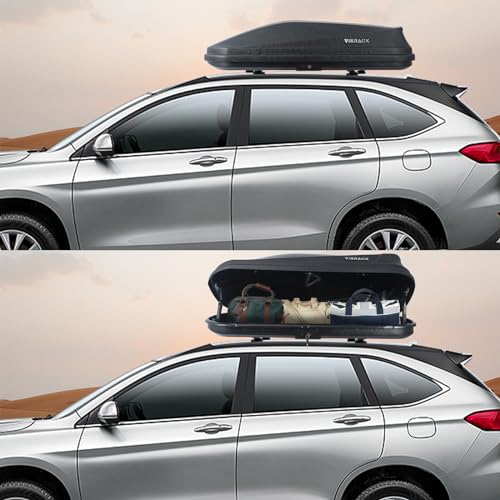 Gray 13 Cubic Feet Rooftop Cargo Box A9586