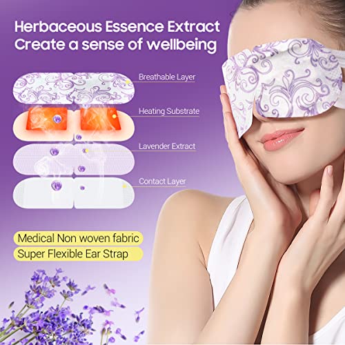 16 Packs Lavender Heated Steam Eye Mask X168