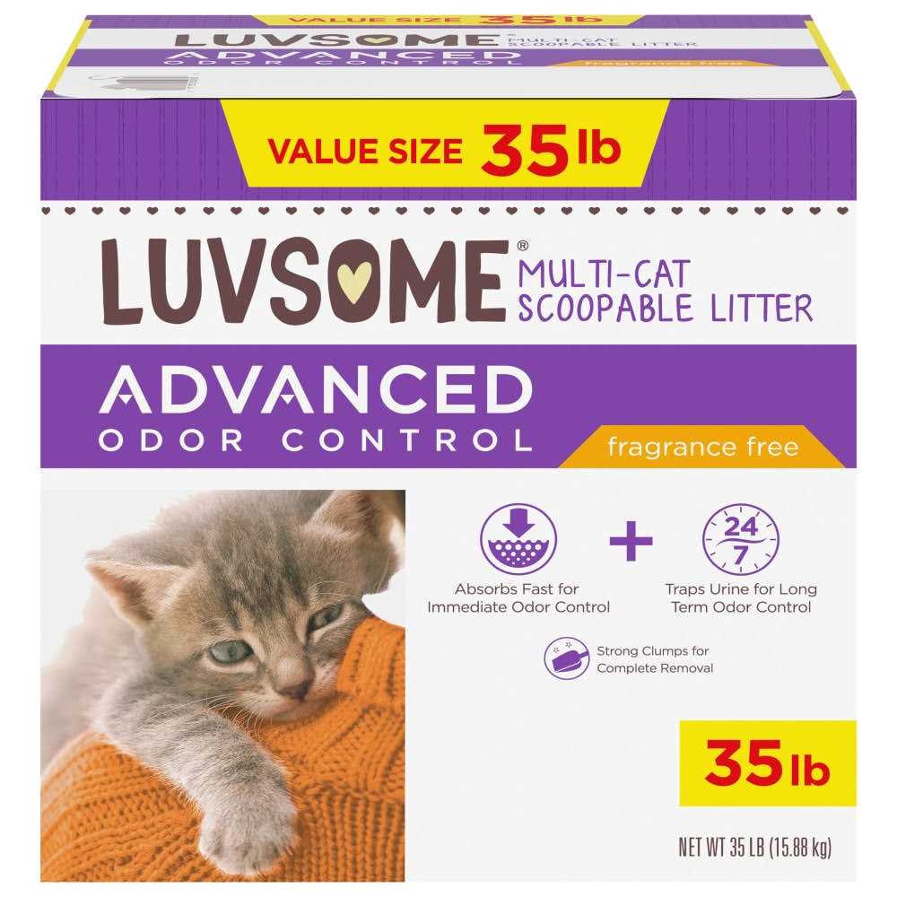 Multi-Cat Scoopable Litter T632