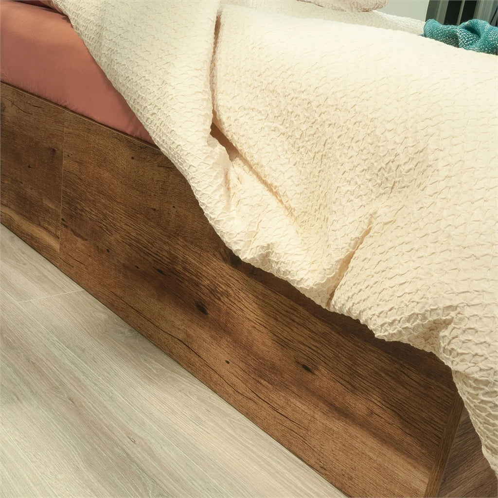 Vintage Oak Engineered Wood Bed F120