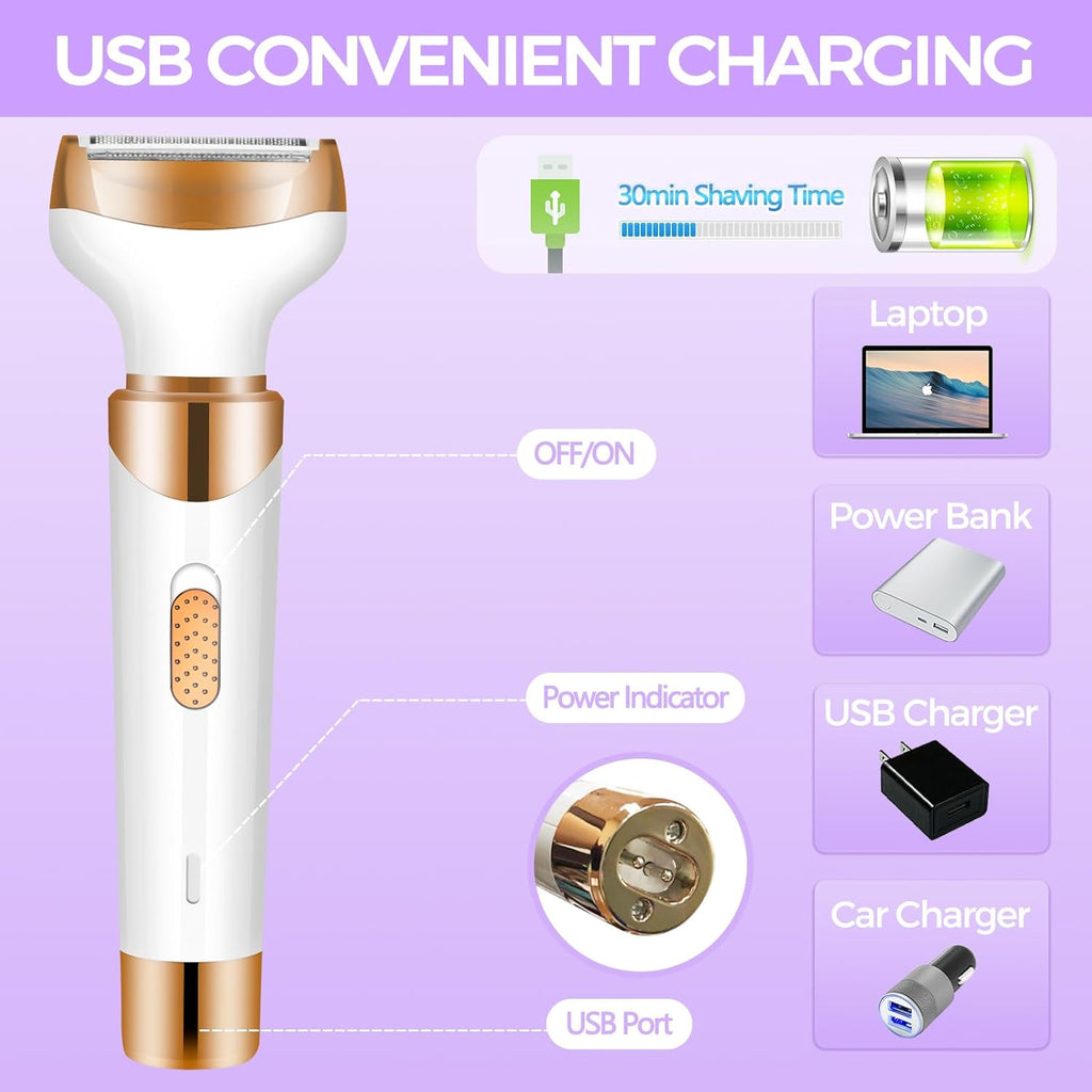 4 in 1 Rechargeable Electric Razor for Women X139