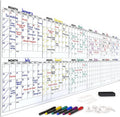 100"x36" White Board Calendar Dry Erase Wall Calendar X207331