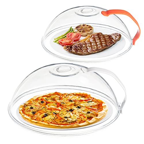 2 Pack Microwave Splatter Cover with Adjustable Steam Vents R987742