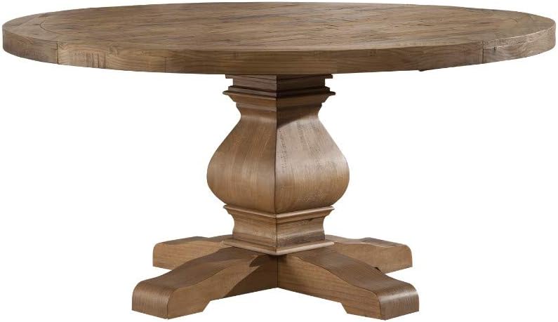 Round Brown Dining Table D920006
