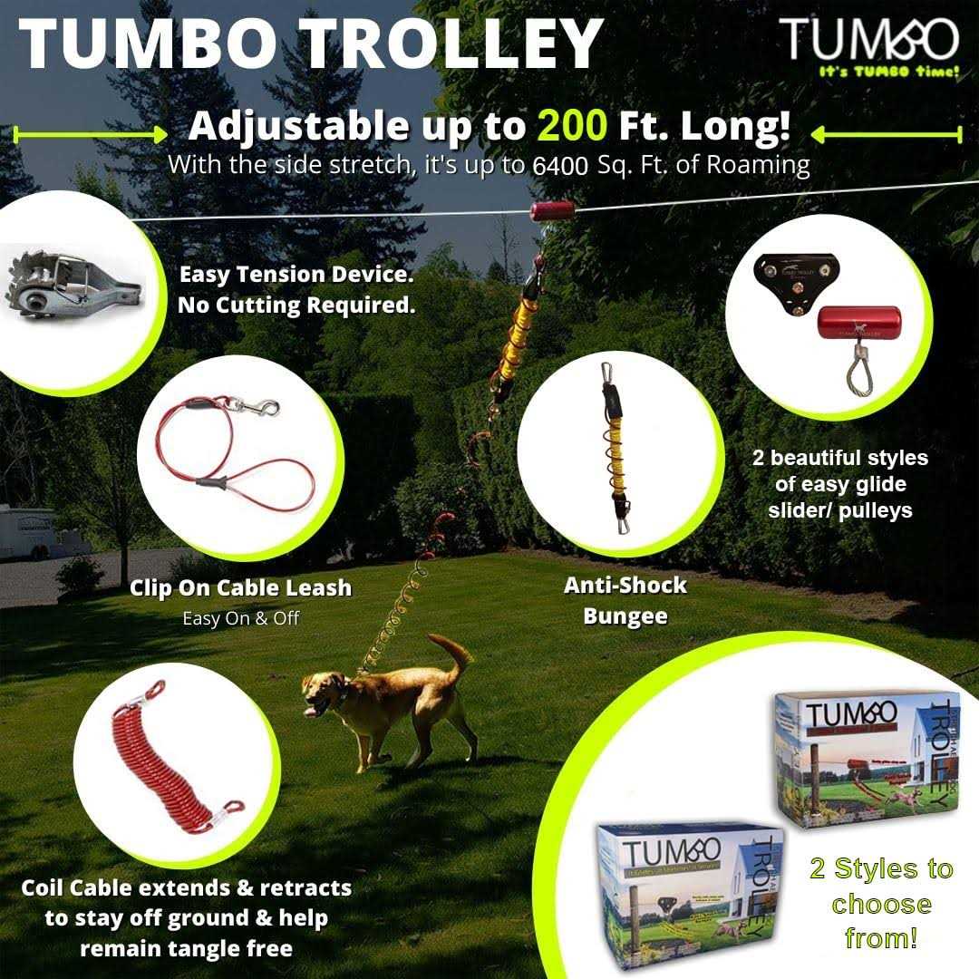 Trolley Anti-Shock Aerial Dog Runner L706