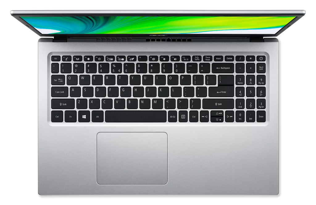 15.6" Full HD Display Intel Celeron N4500 4GB DDR4 128GB eMMC Pure Silver Windows 11 Home Laptop R61525