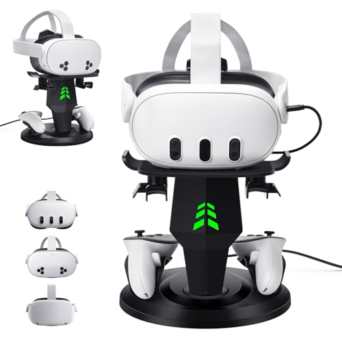 VR Charging Stand for Quest 3, Quest 3S, Quest 2 Headset Q7865