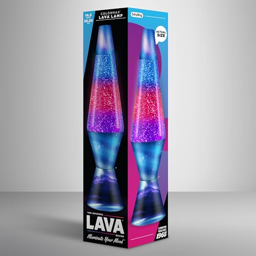 14.5 inch Purple/Blue Plastic Lava Lamp A310