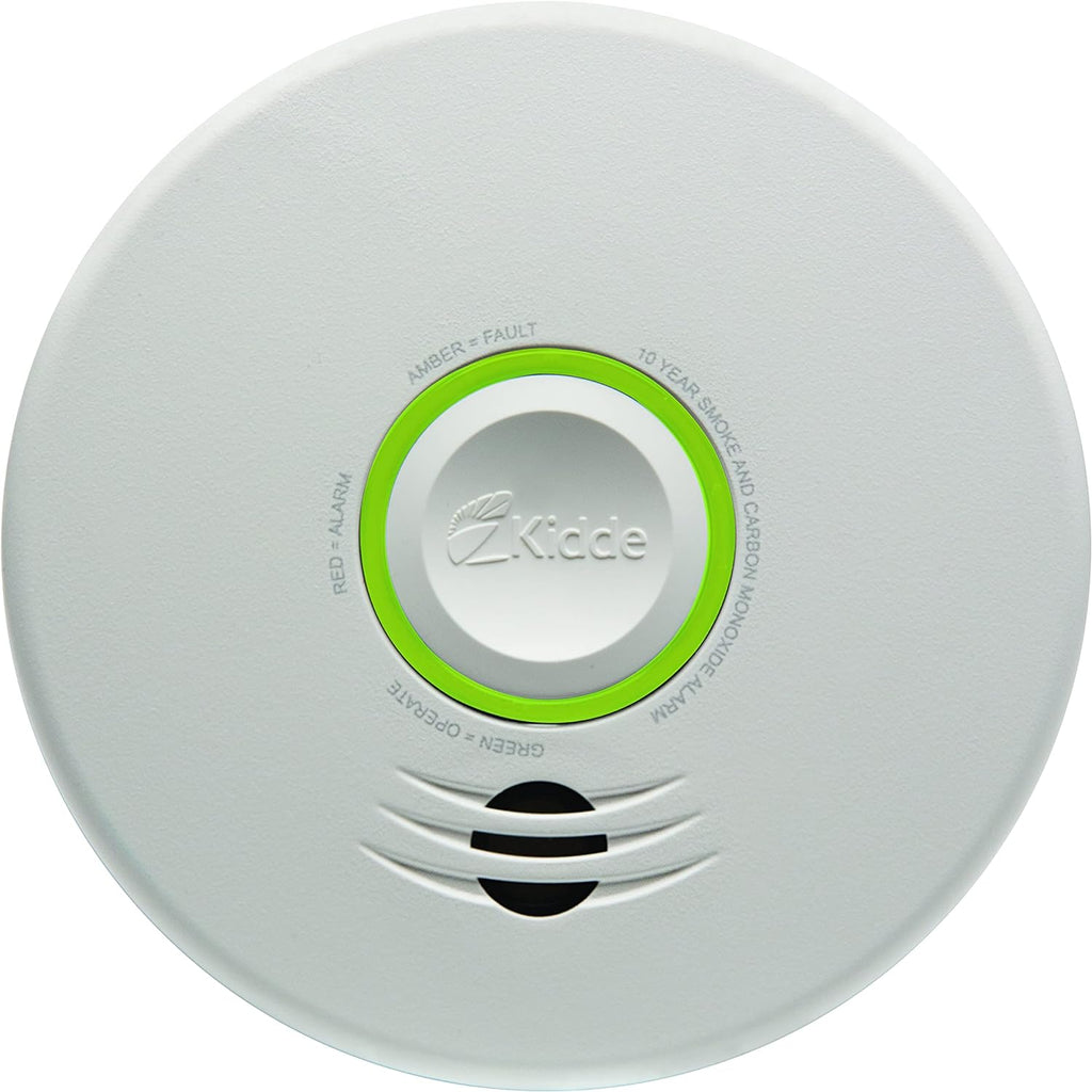 Wireless Hardwired Smoke Detector with 10-Year Battery Backup and Photoelectric Sensor U469