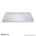 36 in. x 60 in. Single Threshold Shower Base L2161