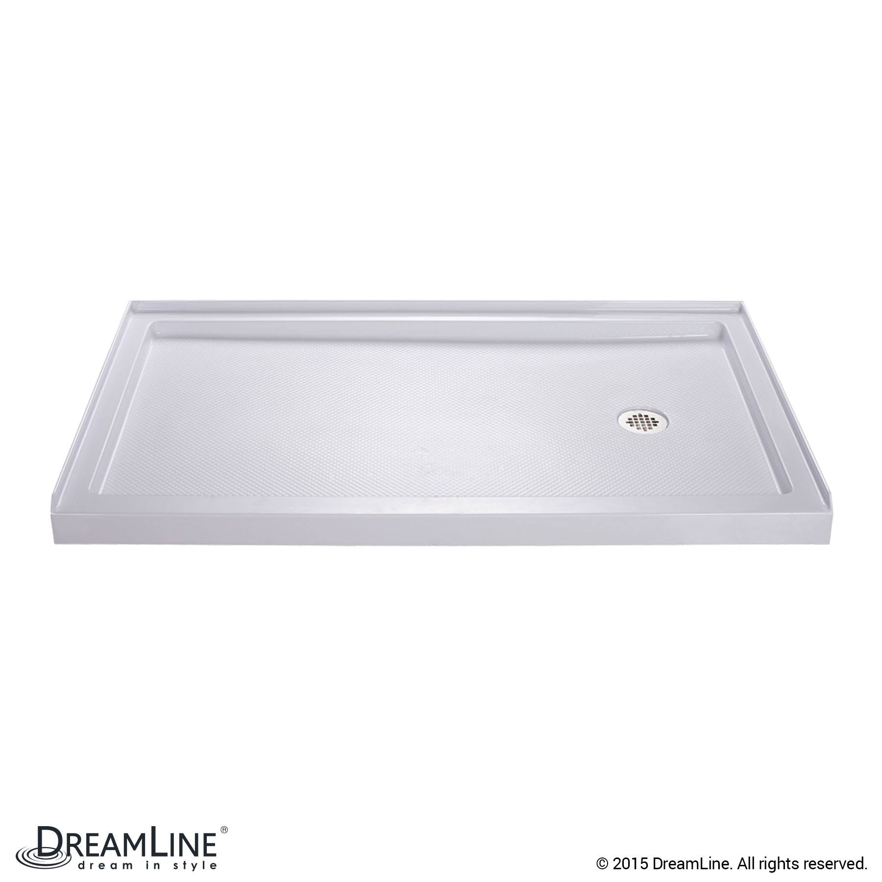 36 in. x 60 in. Single Threshold Shower Base L2161