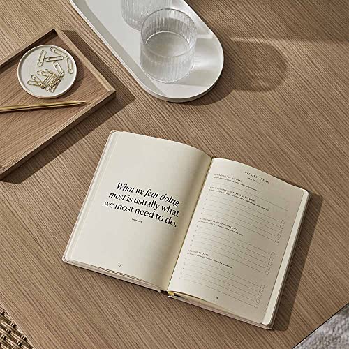3-Month Productivity Planner, A5 Undated Quarterly Planner (Black) B307349