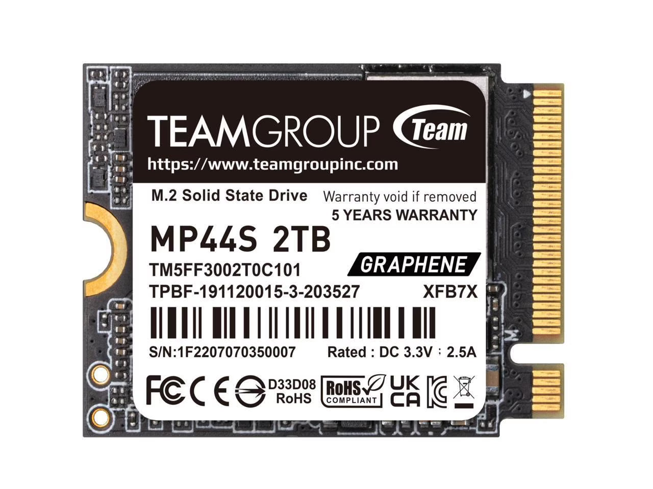 2TB Internal SSD M.2 2230 PCIe 4.0 x4 NVMe R8323