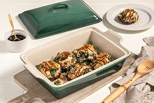 Stoneware Covered Rectangular Casserole, 4 qt. (12" x 9"), Rhone O421284