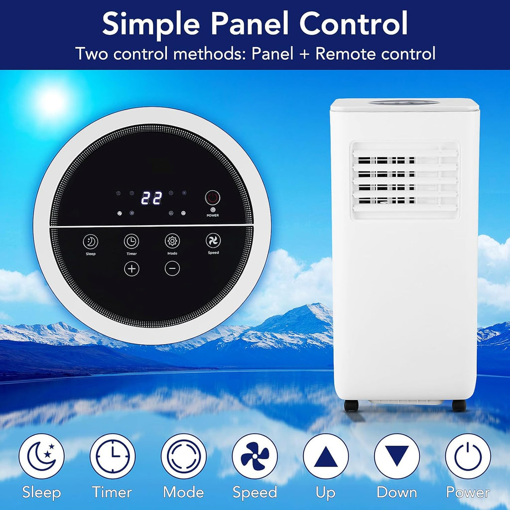 10,000 BTU Portable Air Conditioner with Remote Control N1651