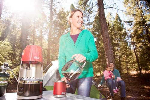Coleman Propane Coffee Maker, 4500 BTUs, 10 Cups U30323