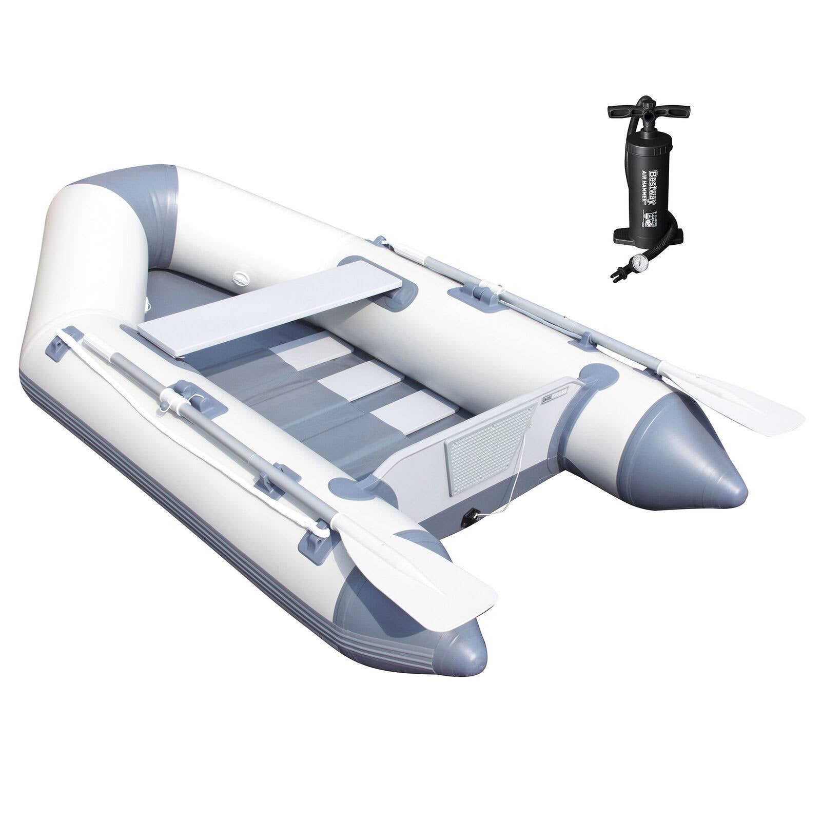 Inflatable 2 Person Boat Set with Oars & Pump G9872