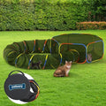 Outdoor Cat Enclosure - Portable Catio Playground Tent & Tunnels H5160