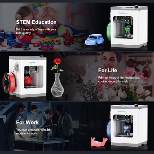 3D Printer with WiFi Printing, Auto Leveling, Fully Assembled FDM 3D Printer E7170