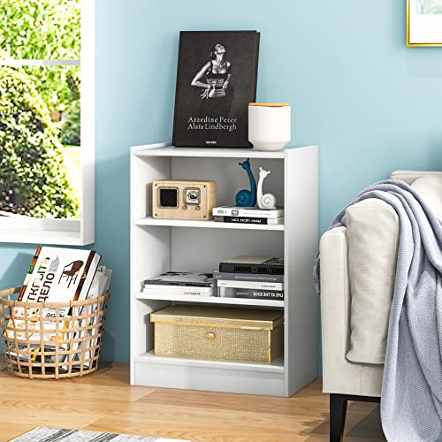 Black 3 Shelf Bookcase with Adjustable Shelves Y947215