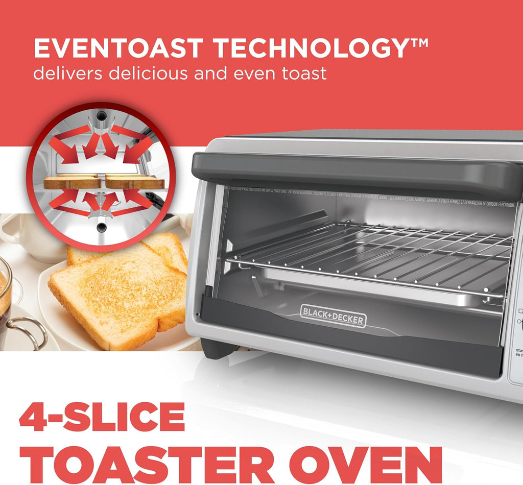 4-Slice Stainless Steel Toaster Oven N538