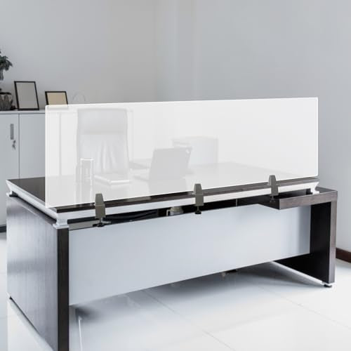 Frosted Acrylic Clamp-on Privacy Panel (17x18x2in) L313
