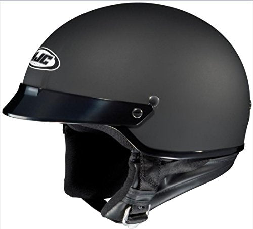 Flat Black 2X-Large Half Shell Motorcycle Helmet H40479
