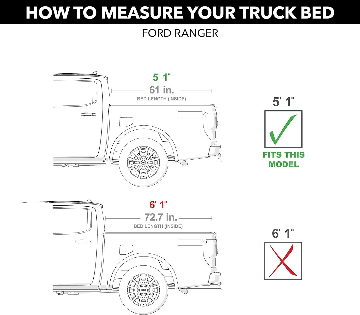 Hard Tri-Fold Truck Bed Tonneau Cover Q903
