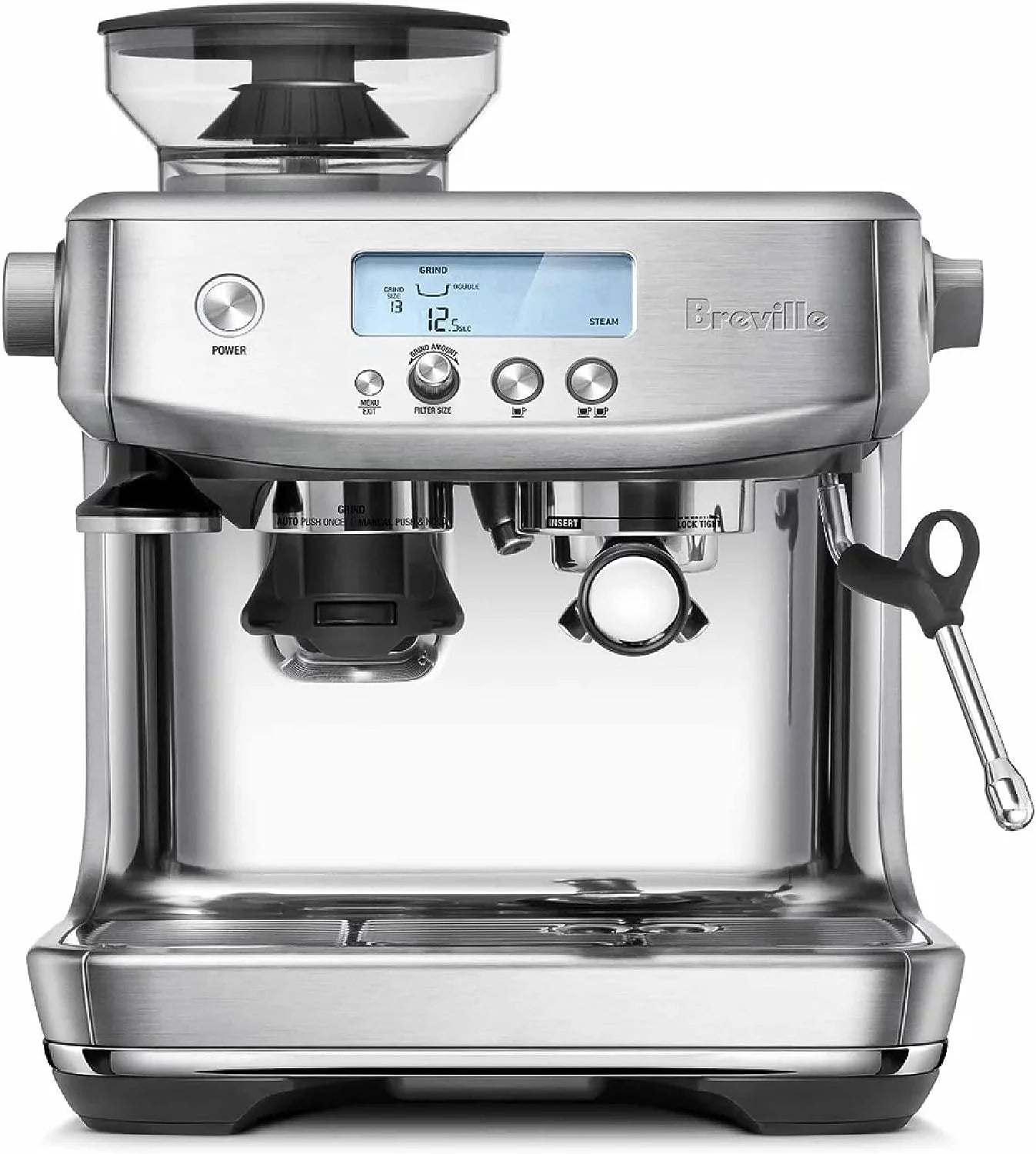 Medium Brushed Stainless Steel Espresso Machine R67660